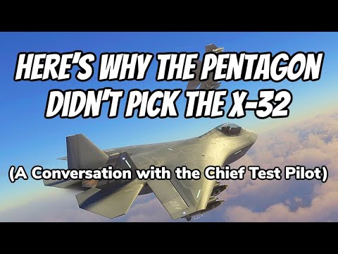 X-32's Test Pilot On Why It Lost To What Became The F-35