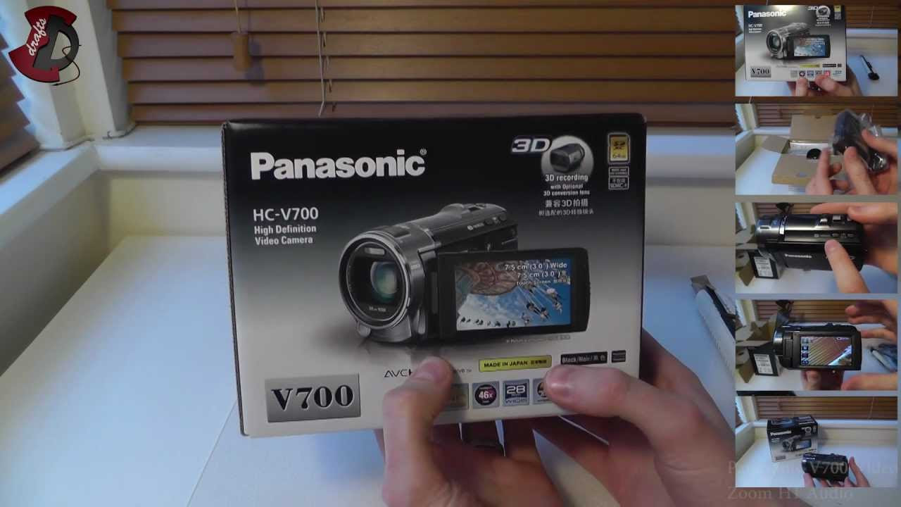Panasonic HC-V700 unboxing and overview (with sample video) - YouTube