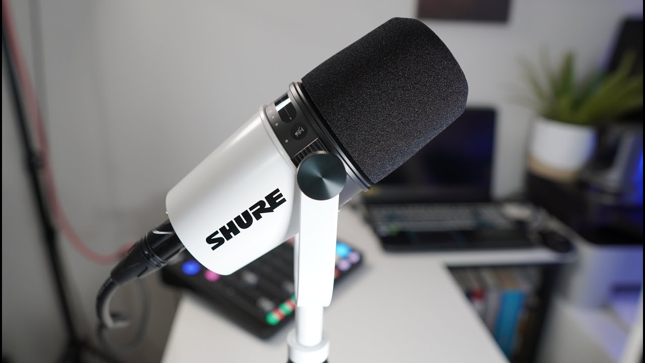 LIMITED EDITION - Shure MV7 White Noir [PODCAST MICROPHONE] - YouTube