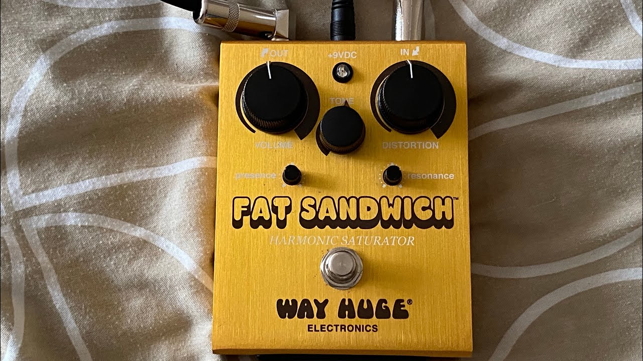 Way Huge WHE301 Fat Sandwich Distortion Pedal (like and subscribe