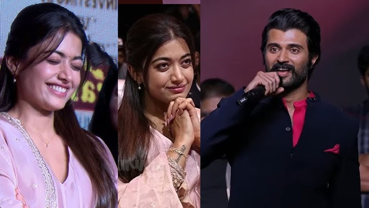 Vijay Deverakonda Speech, Rashmika reaction ❤️👌 #TheGirlfriend