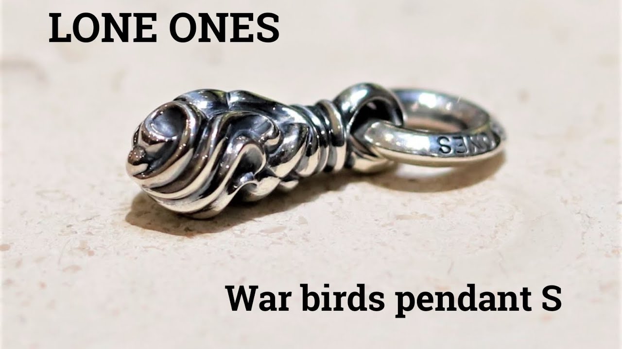 LONE ONES (ロンワンズ)War birds pendant のご紹介。 - YouTube