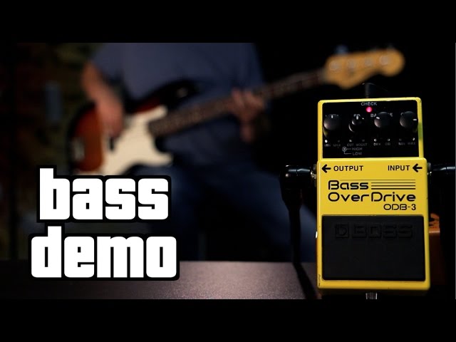 Boss ODB-3 Bass Overdrive Demo - YouTube