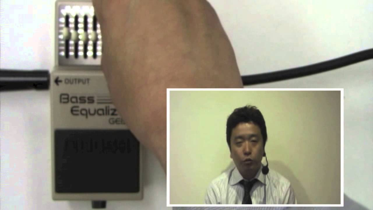 試奏動画】BOSS GEB-7 BASS Equalizer【BOSS COMPACT PEDAL 100th
