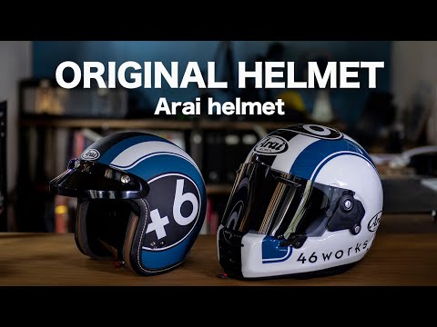 New helmets with 46works original paint. 新ヘルメット完成！ - YouTube