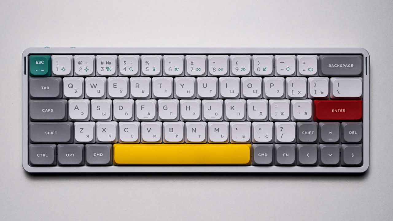 Nuphy AIR60v2 RGB Wisteria Switch | Compact mechanical keyboard