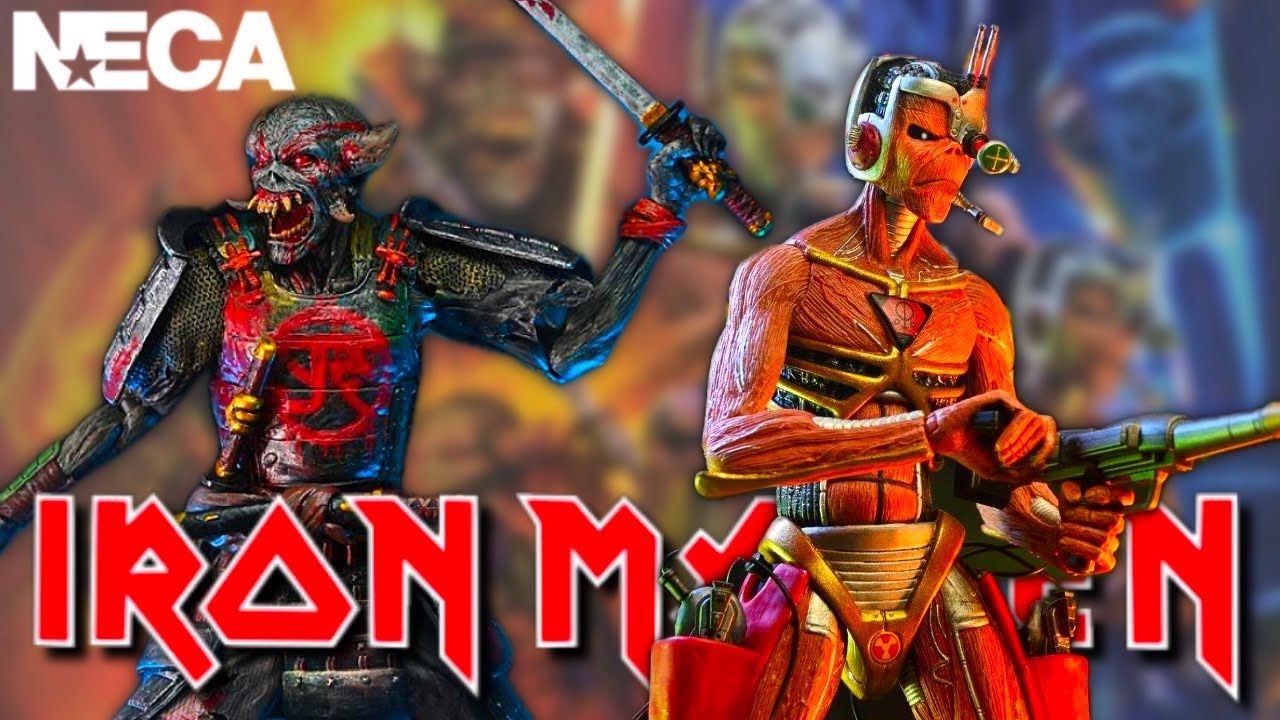 FIRST LOOK! NECA Ultimates Iron Maiden Eddie Double Pack (Future
