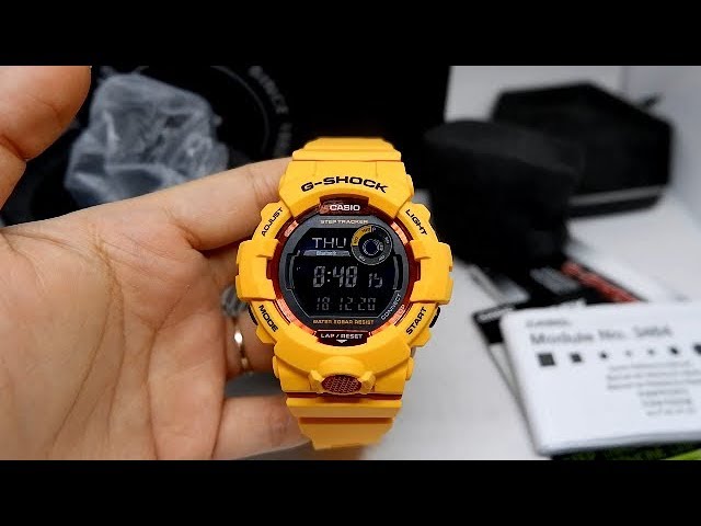 CASIO G-SHOCK GBD-800-4 G-SQUAD STEP COUNT ORIGINAL UNBOXING - YouTube