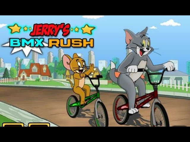 Tom and Jerry Games - Tom and Jerry Bike Racing - YouTube