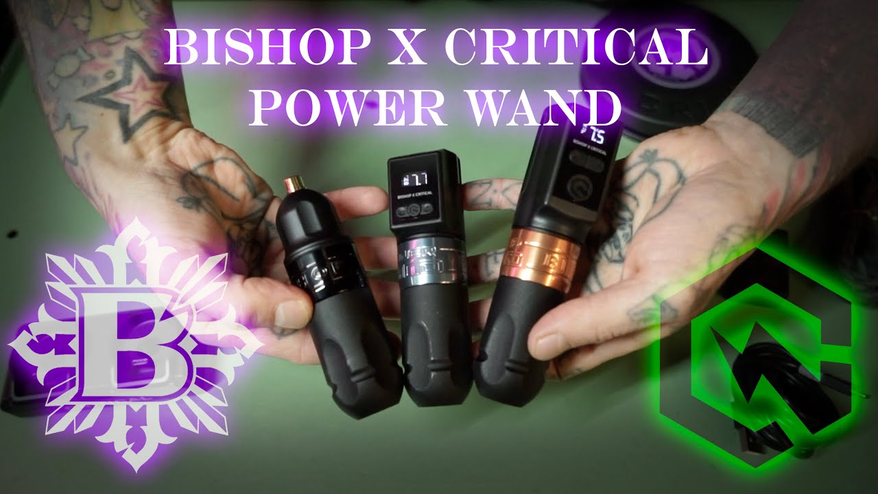 BISHOP X CRITICAL - POWER WAND / WIRELESS TATTOO MACHINE