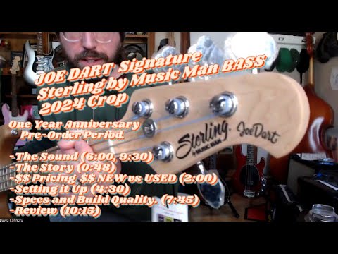 Joe Dart Sterling by Music Man Signature Bass, 2024 Crop. Gear