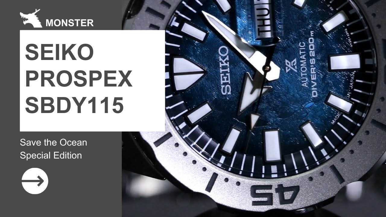 深海に浮かぶペンギン】 SEIKO PROSPEX SBDY115【360度回転動画