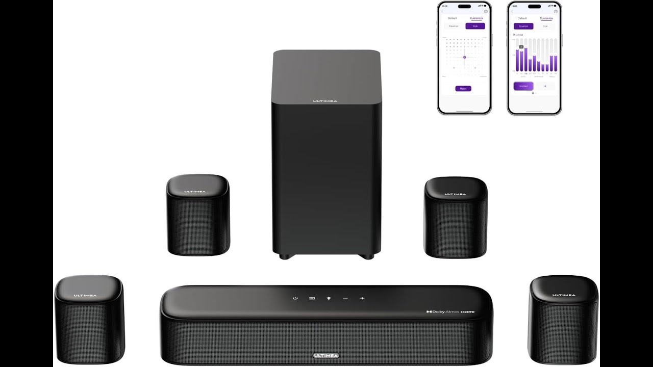 ULTIMEA Aura A60 7.1ch Sound Bar Review : Dolby Atmos Home Theater