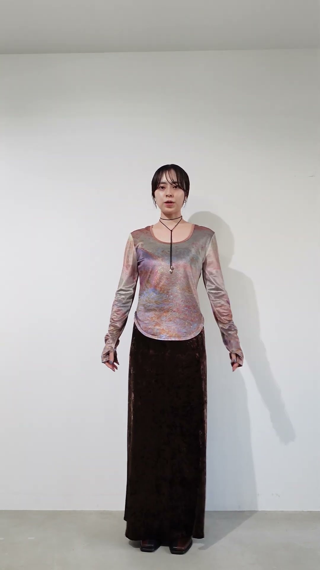 sahara】Velour Art Print Top #shorts - YouTube