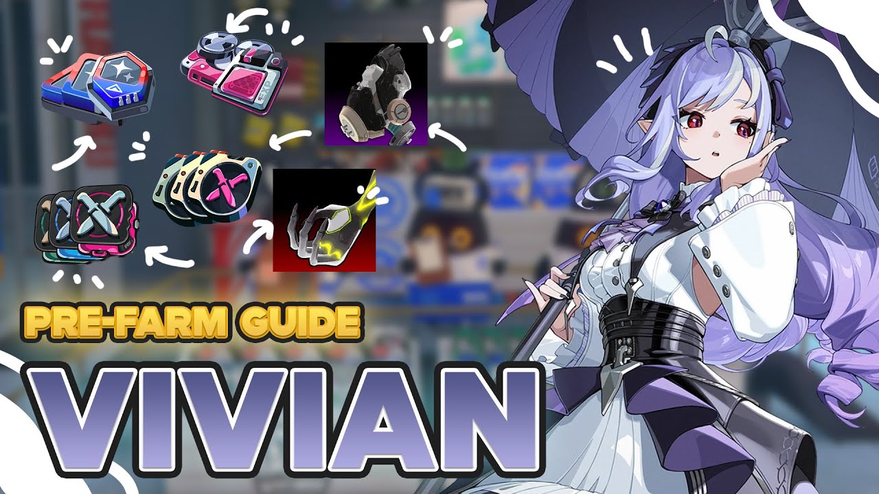 Vivian Pre Farm Guide | Zenless Zone Zero - YouTube