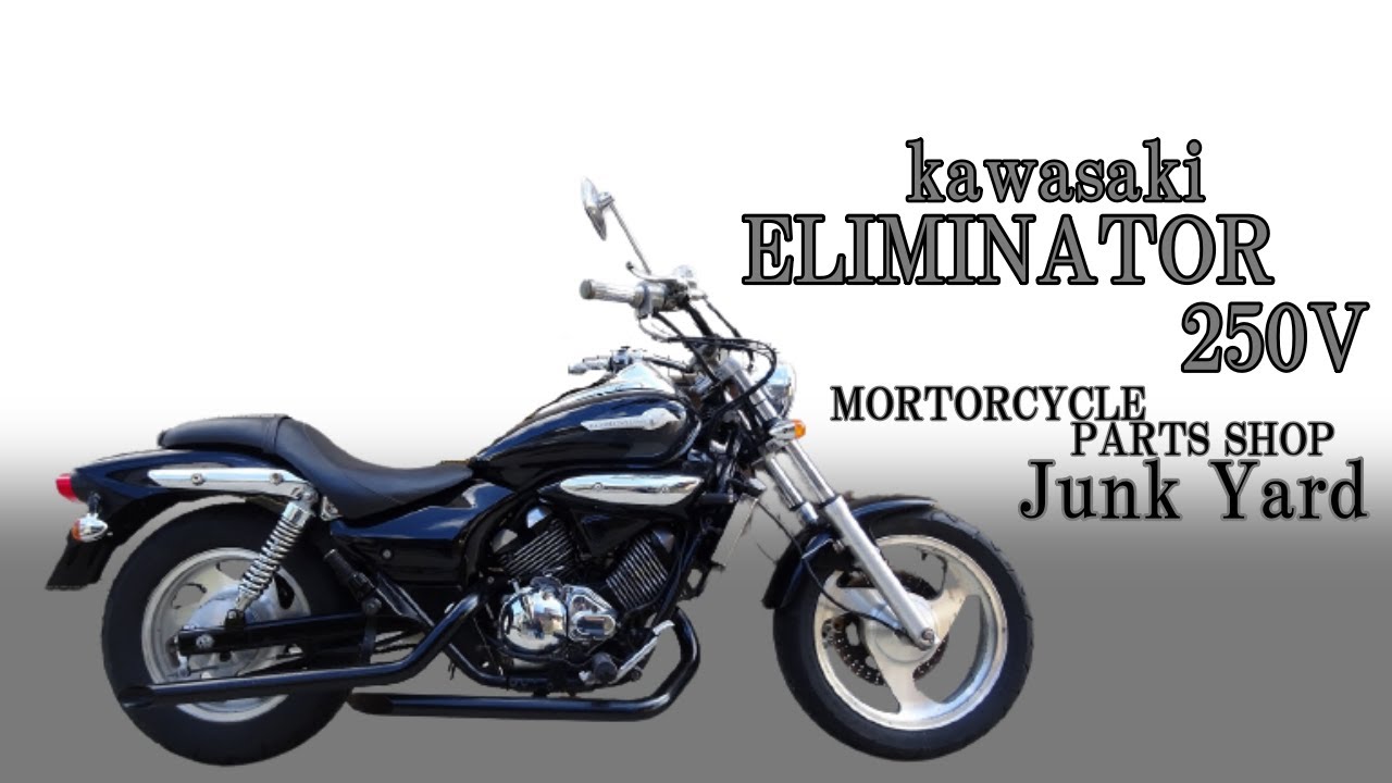 エリミネーター250V(VN250A-005) エンジン始動 ドラッグパイプマフラー