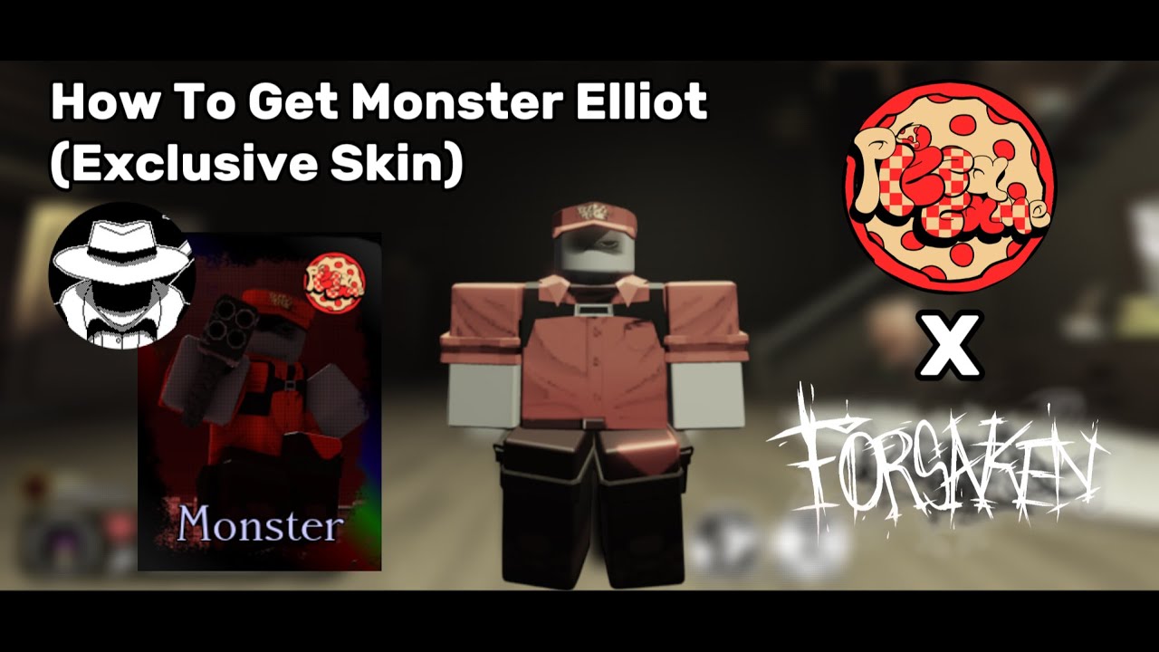 How To Get Monster Elliot (Exclusive Skin From Pizza Game X