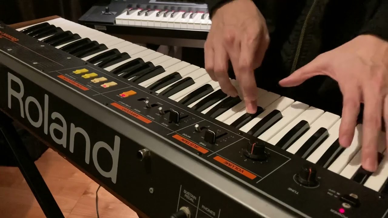ノイズ】Roland EP-09 1980年発売のジャンクエレピで遊んでみた 故障の