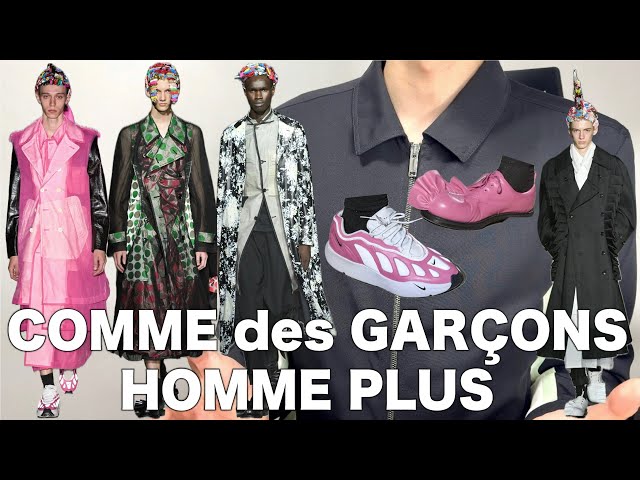 Frilled jacket and sheer trench! Comme des Garcons Homme Plus 25SS