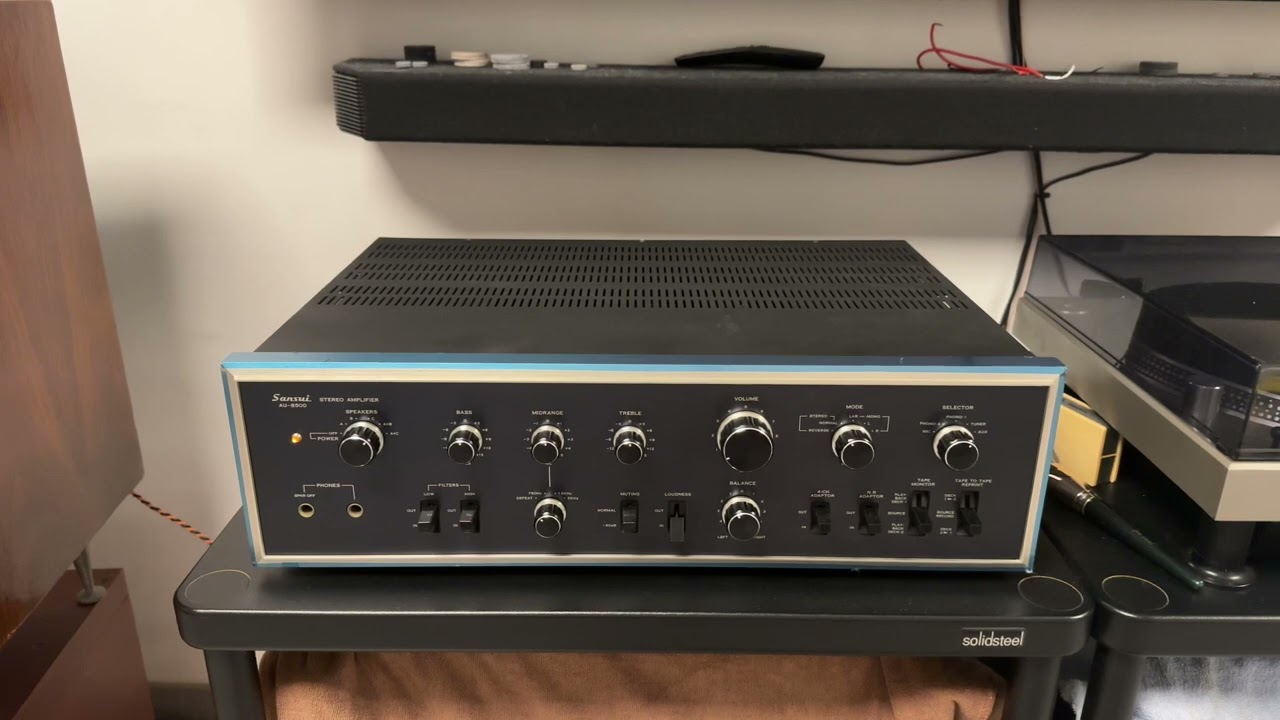 Sansui AU-8500 - YouTube