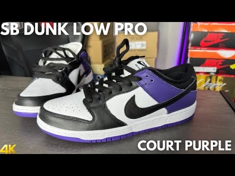 Nike SB Dunk Low Pro Court Purple 2024 On Feet Review - YouTube