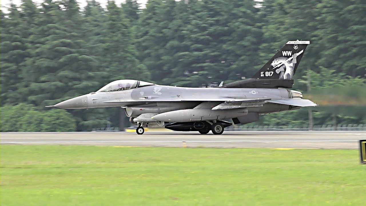 F-16CJ ワイルドウィーゼル パシフィックデモチーム 横田基地友好祭
