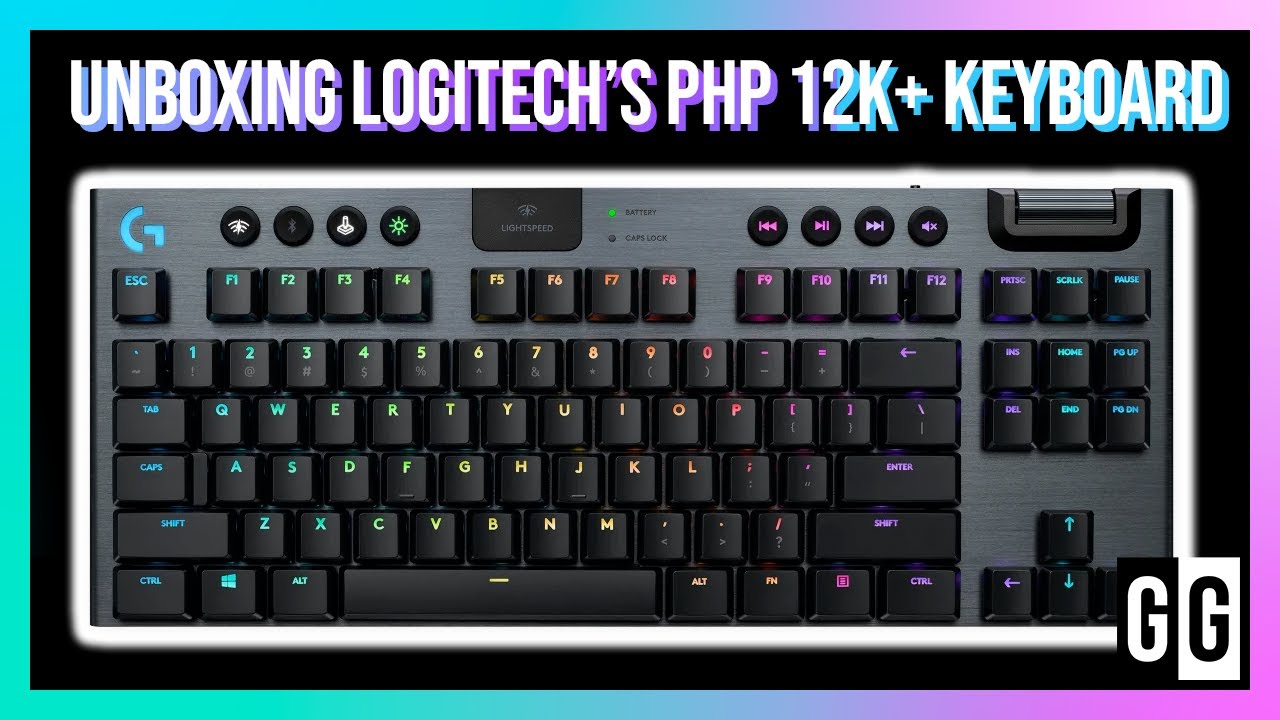 Logitech G913 TKL Wireless RGB Mechanical Gaming Keyboard Unboxing