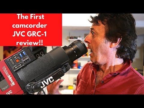 JVC GR-C1: Review of the very first VHS-C camcorder - YouTube