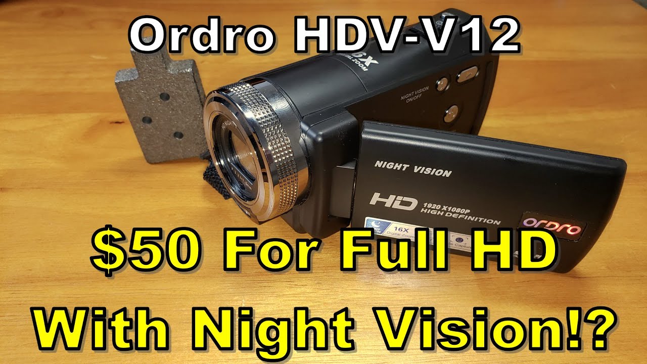 Ordro HDV-V12 Review: Is a $50 Ordro Camcorder a Good Value? - YouTube