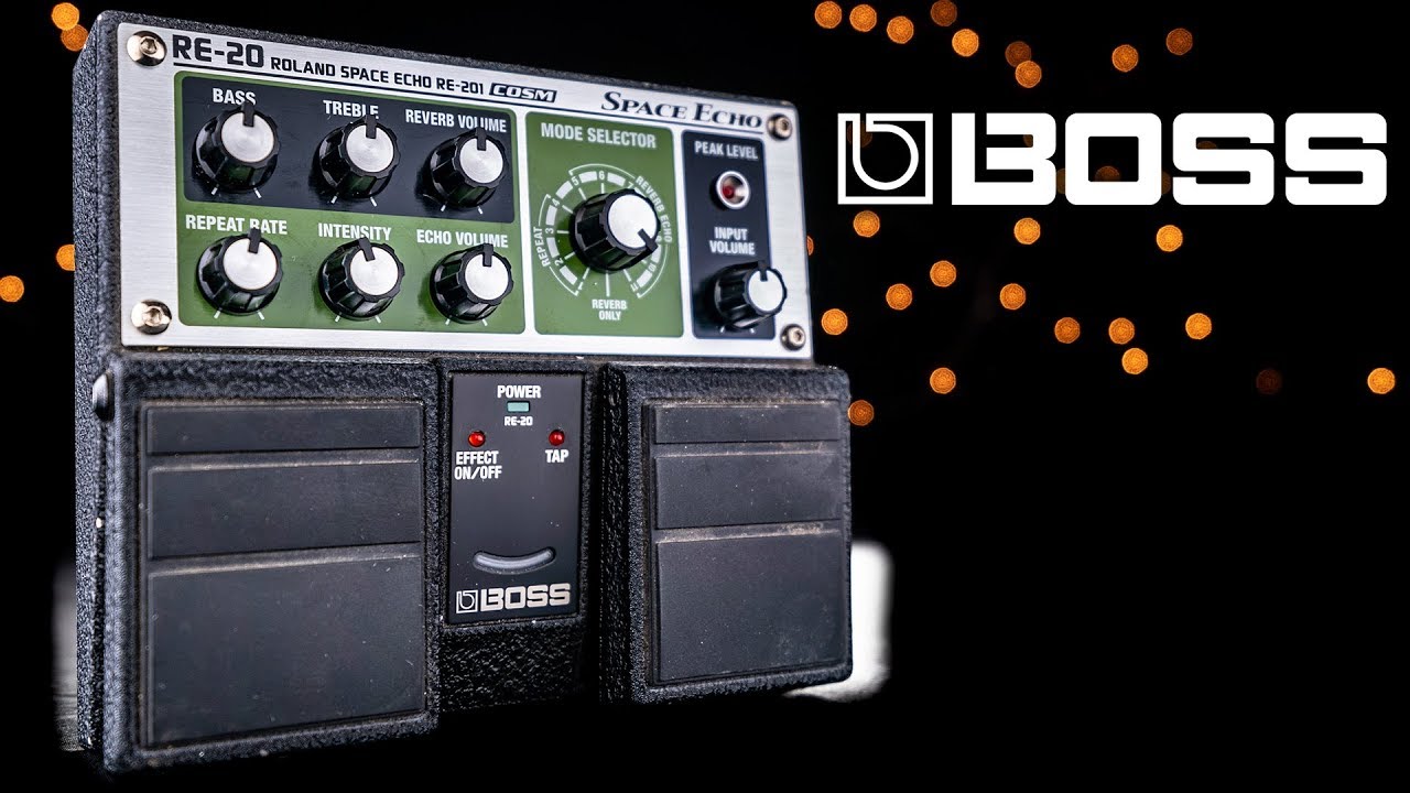 Boss Space Echo RE-20 - YouTube