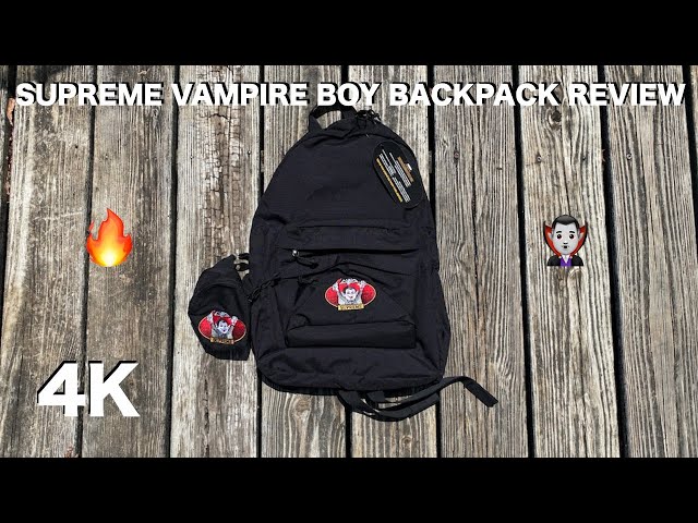Supreme Vampire Boy Backpack Review - YouTube