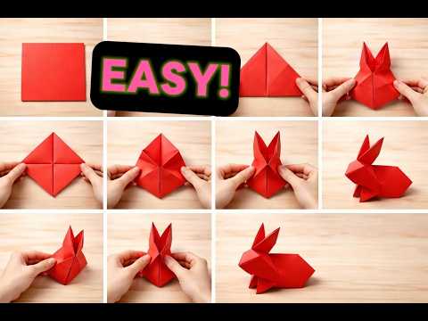 How to Fold a Paper Rabbit within 2 Minutes. - YouTube
