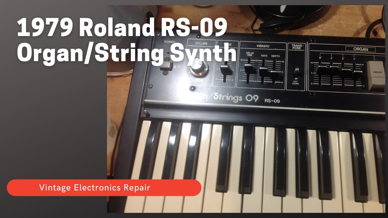 1979 Roland RS-09 Organ/String Synth - YouTube