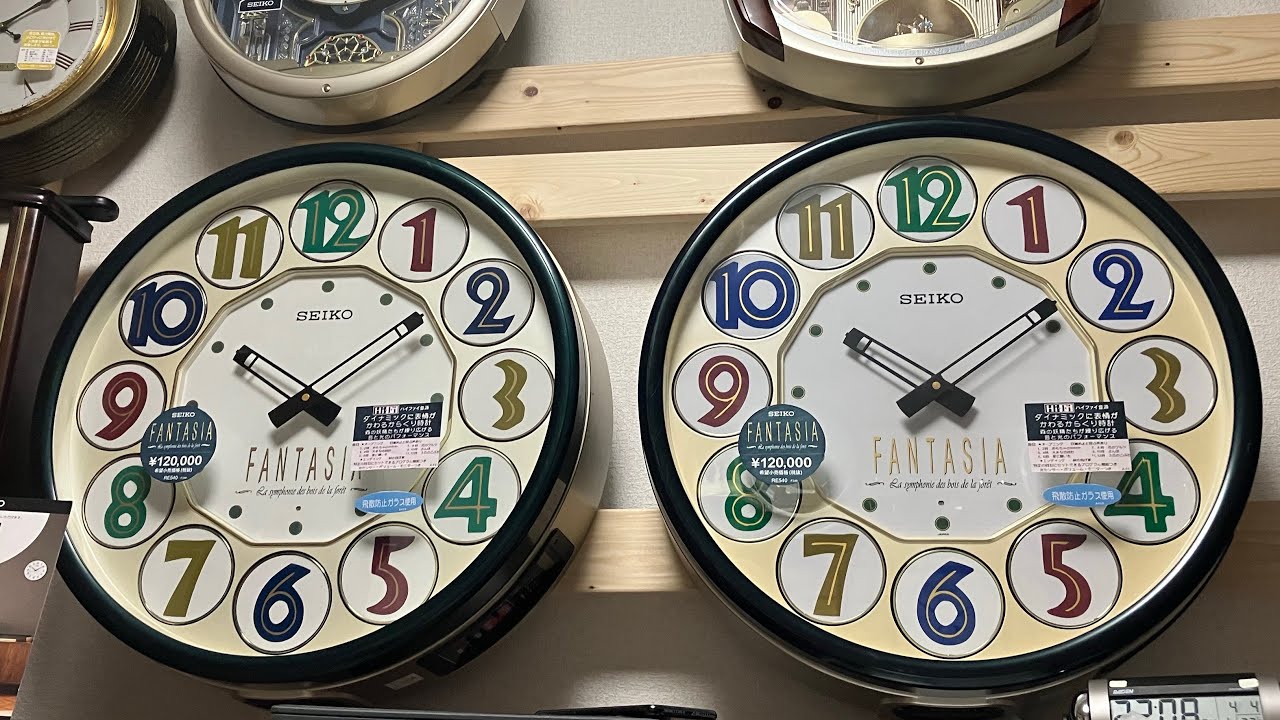 セイコー ファンタジア RE540M 前期後期 同時鳴らし からくり時計