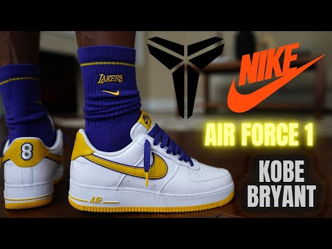 SIMPLY CLEAN!! EARLY LOOK NIKE AIR FORCE 1 KOBE BRYANT DETAILED