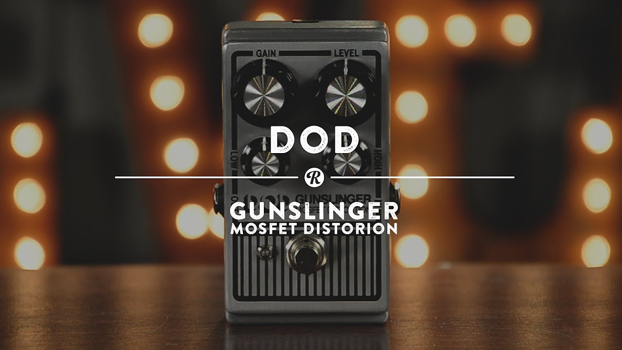 DOD Gunslinger Mosfet Distortion | Reverb Demo Video - YouTube