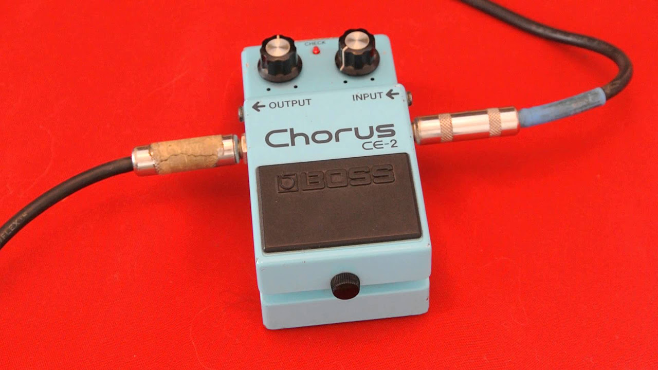 Boss CE-2 Chorus 1986 Green Label Japan Effect Pedal - YouTube