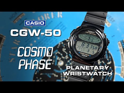 Casio Cosmo Phase CGW-50 | A vintage, retro, planetary wristwatch