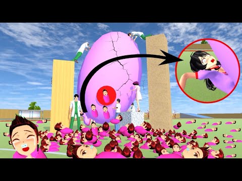 GIVING BIRTH TO 1,000 PINK BABIES 💕 - SAKURA SCHOOL SIMULATOR