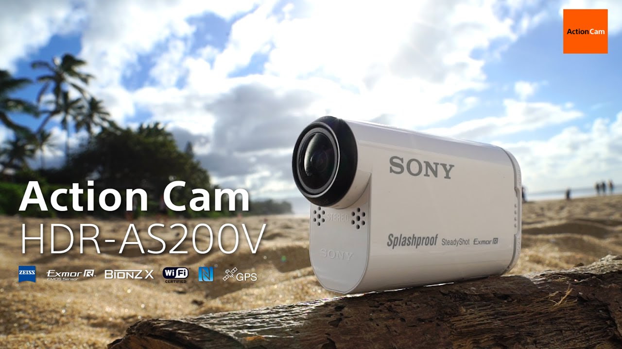 Sony HDR-AS200V Action Camera - YouTube