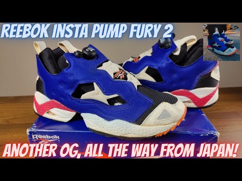 Reebok Insta Pump Fury 2 - Black, White, Royal And Cherry OG