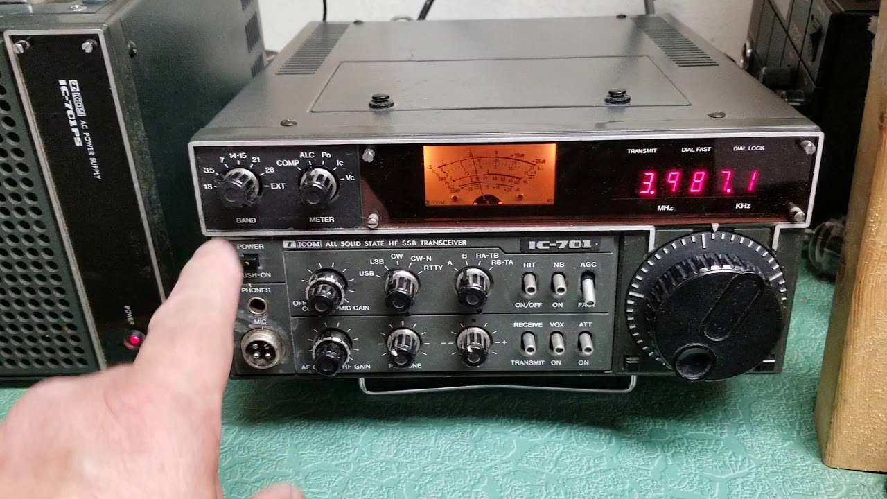 Icom IC-701 Ham Radio Transceiver - YouTube