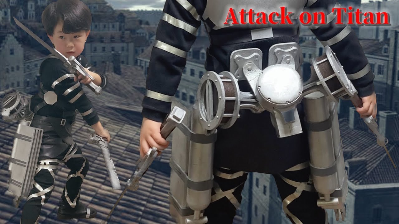 USJ 進撃の巨人 立体機動装置 進撃の巨人】公式の”立体機動装置”が