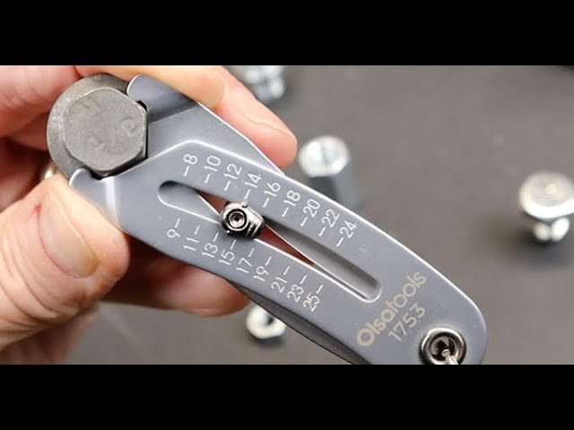 Olsa Tools Bolt Head Size Finder: Handy to tell the size and tell