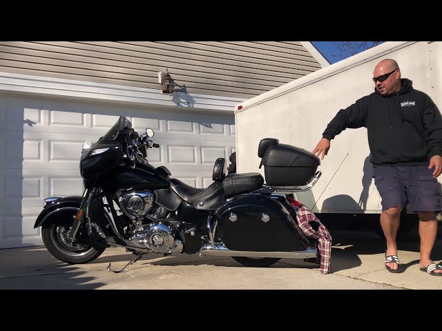 2017 Indian Chieftain Motorcycle Hard Trunk Review - vikingbags