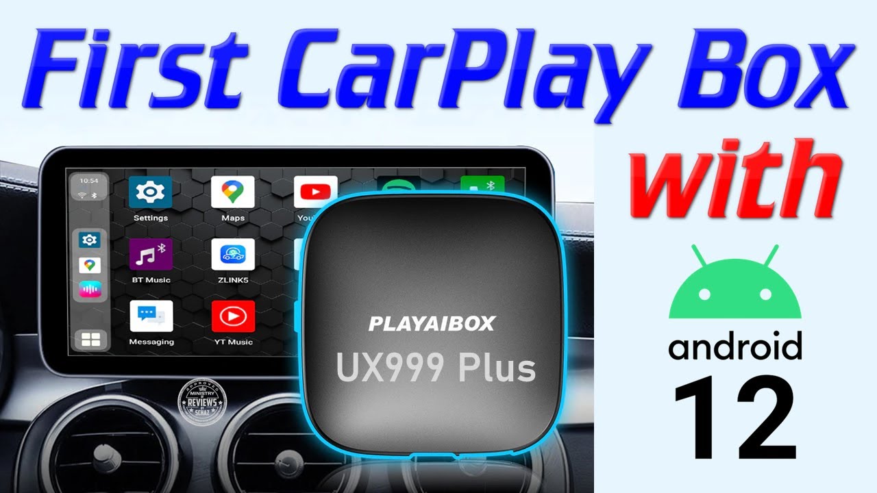 CarPlay Adapter with Android 12 🌟 PlayAIBox UX999Plus 🌟 UNBOXING