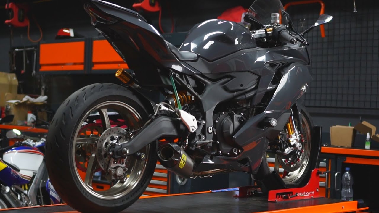 Katsumoto Rearsets: Kawasaki ZX-25R - YouTube
