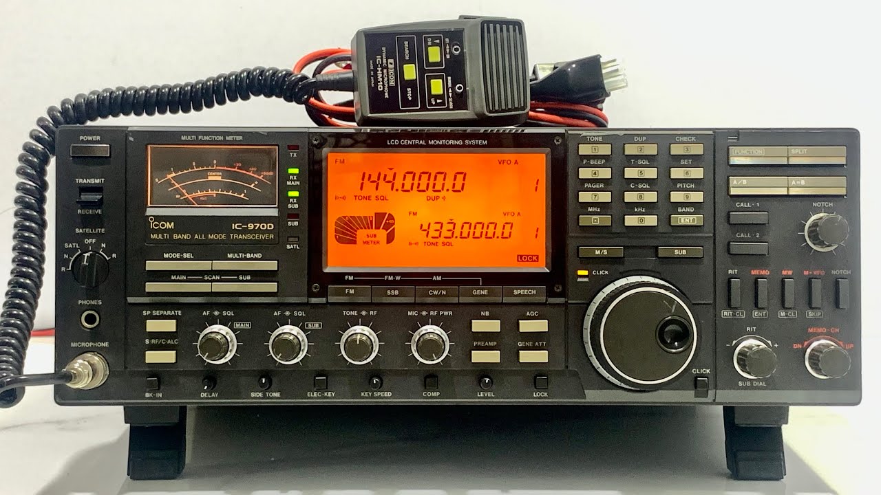 アイコムDUO BAND TRANSCEIVER IC-208 ケーブル付き ICOM IC-208