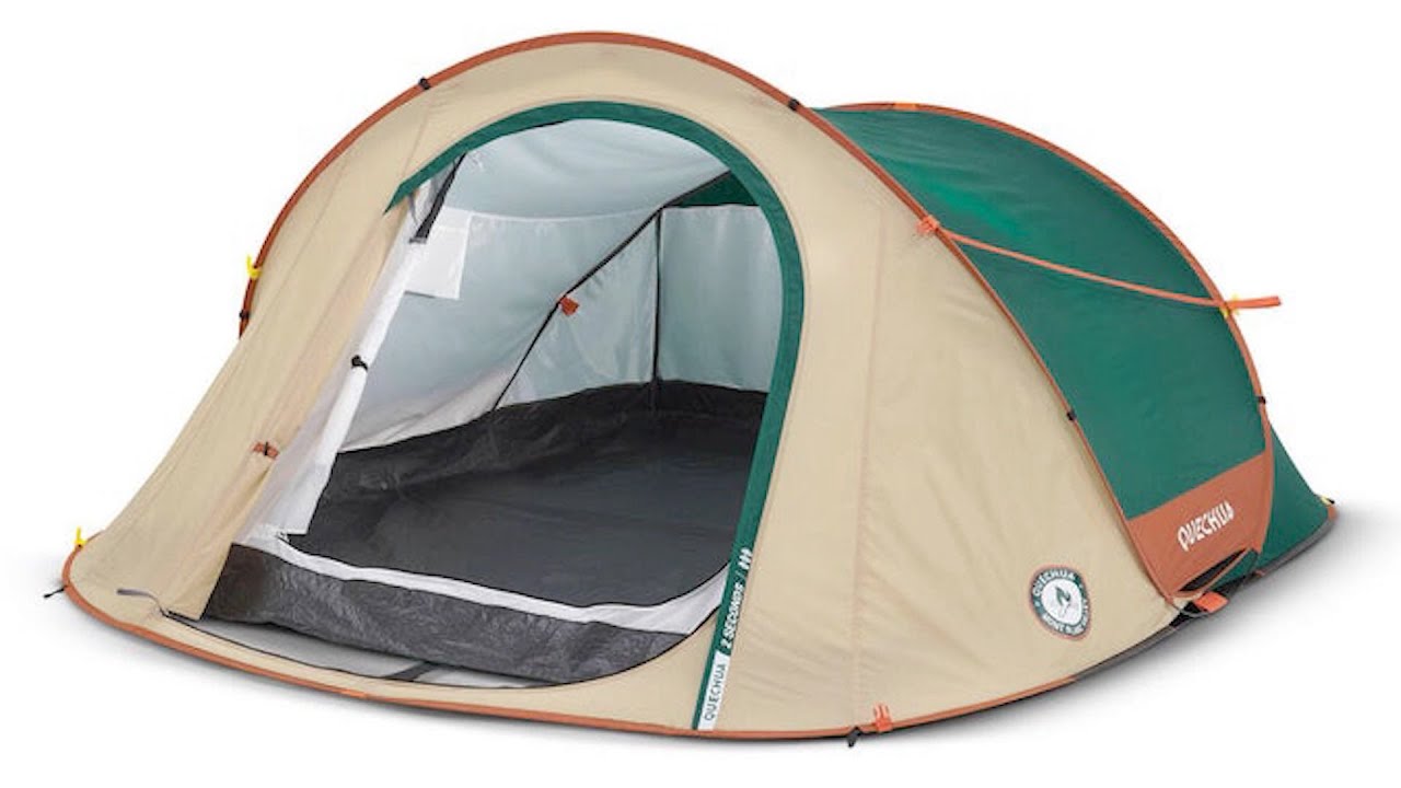 開封：ケシュア ポップアップテント 2 SECONDS - 3人用 限定カラー