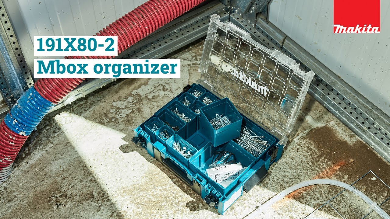 Makita 191X80-2 Clear Lid Organiser を発売、透明蓋の新型マック